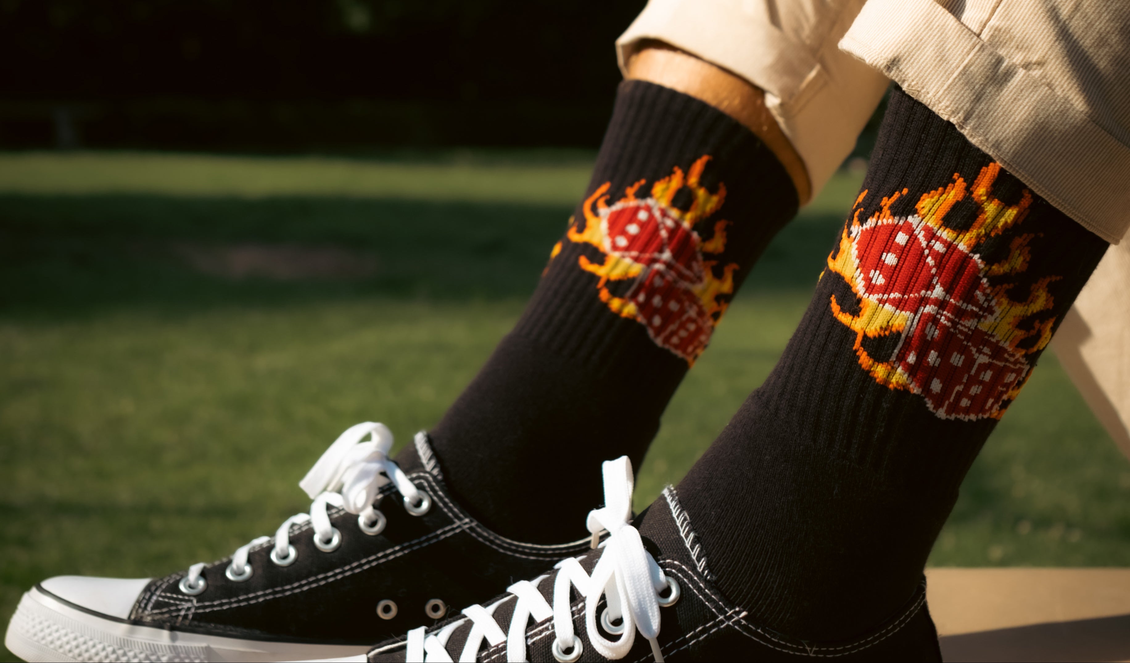 Extra Point Dice Socks